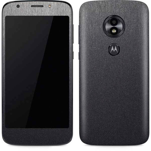 Specialty Vinyl Brushed Steel Texture Moto E5 Play Skin